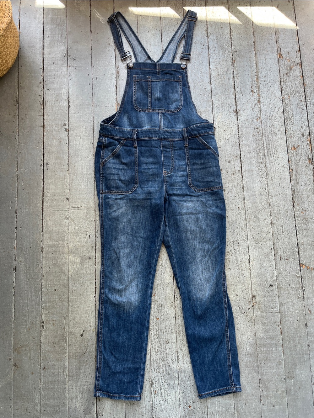 GAP Medium Blue Denim Overalls